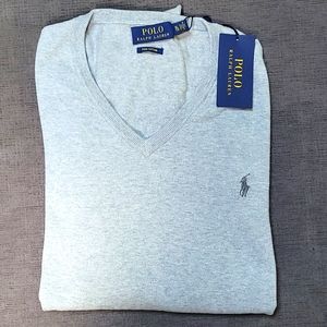 Polo Men's V Neck Sweater